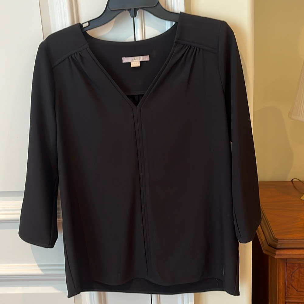 C&E black blouse top